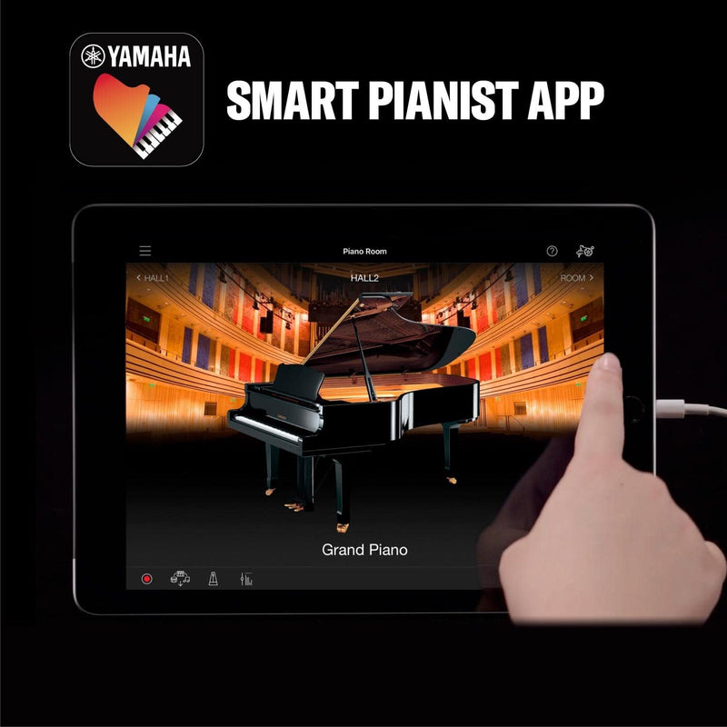 Yamaha YDP-105R Arius Pianoforte Tastiera Digit. 88T Pesati (GHS) Palissandro S.