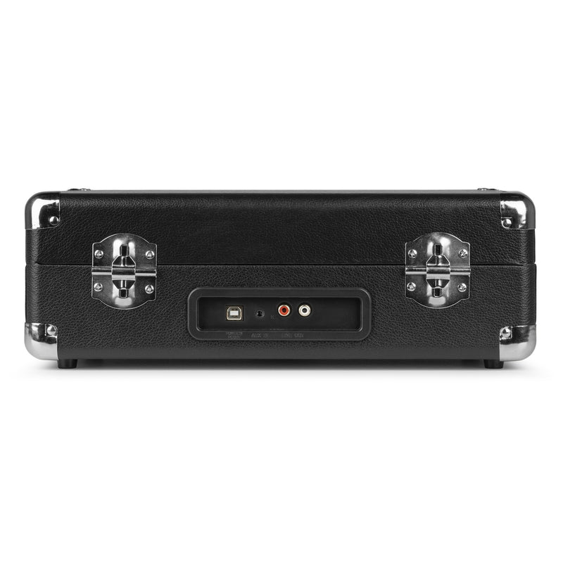 Audizio RP114BK (102.041) Giradischi valigetta altoparlanti 10W RMS e USB, Nero