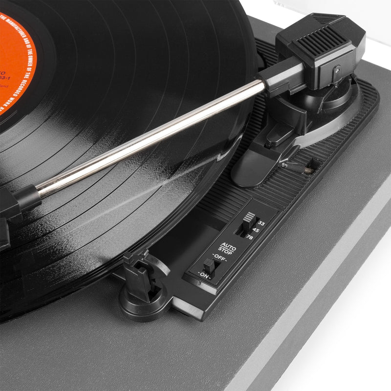 Fenton RP165G (102.156) Aluminium Giradischi in Legno con casse 100w bluetooth