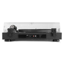 Audizio RP340 (102.180) Giradischi legno cinghia avvio/arresto ultrarapido, Nero