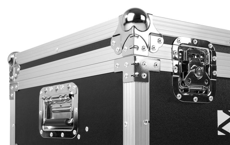 Beamz FCC9 FlightCase x 8 fari, x trasporto e ricaricare x fari Beamz BBP9, Nero