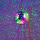 Fuzzix MB30ML Disco Ball 30cm Palla da discoteca da 30 cm con rotore con 18 LED - GlobalNet Shop