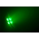 B-STOCK GARANTITO Algam Lighting MW430 WASH 4x30W RGBW Testa Mob. Auto Music DMX