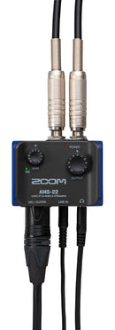 Zoom AMS-22 Interfaccia audio per registrazione e streaming 2-In 2-Out