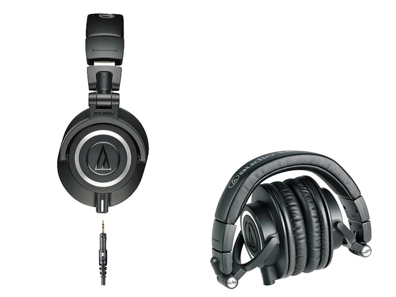 Audio-Technica ATH-M50X Cuffia Monitor Professionale e x Dj, Nera