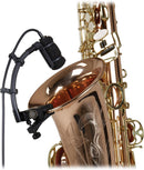 Audio-Technica ATM350U Mic Pro Collo D'oca x strumenti condensatore a clip, nero