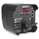 Beamz BBP94 Uplight Par 4x10W a batteria e ricevitore DMX wireless integrato