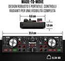 Numark DJ2GO2 TOUCH Controller Dj portatile 2Deck Scheda audio con pre X cuffia