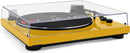 RLINE RLTN11GY Giradischi a cinghia con modulo Bluetooth, Giallo Lucido