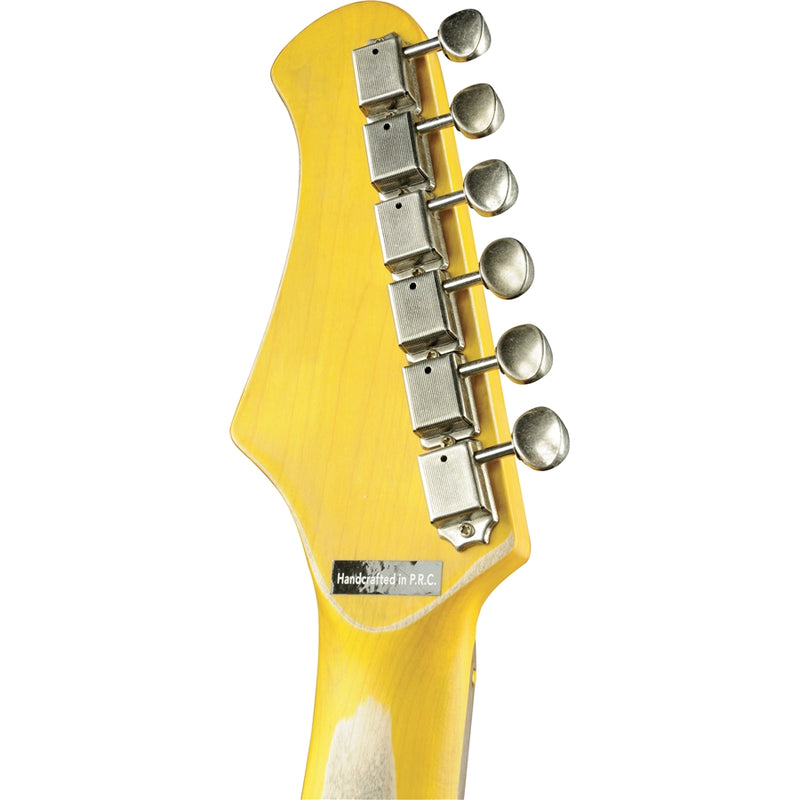 Eko S-300 Relic Fiesta Red Chitarra Elettrica serie Starter pickup Eko vintage