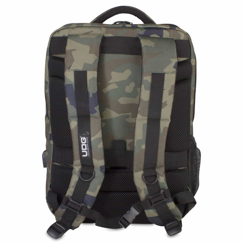 UDG U9108BC-OR Ultimate Backpack Slim Black Camo Orange Inside Zaino x contr. Dj