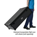 UDG U91106BL DJ PODIUM WORKSTATION struttura pieghevole a T, Nero finitura opaca - GlobalNet Shop