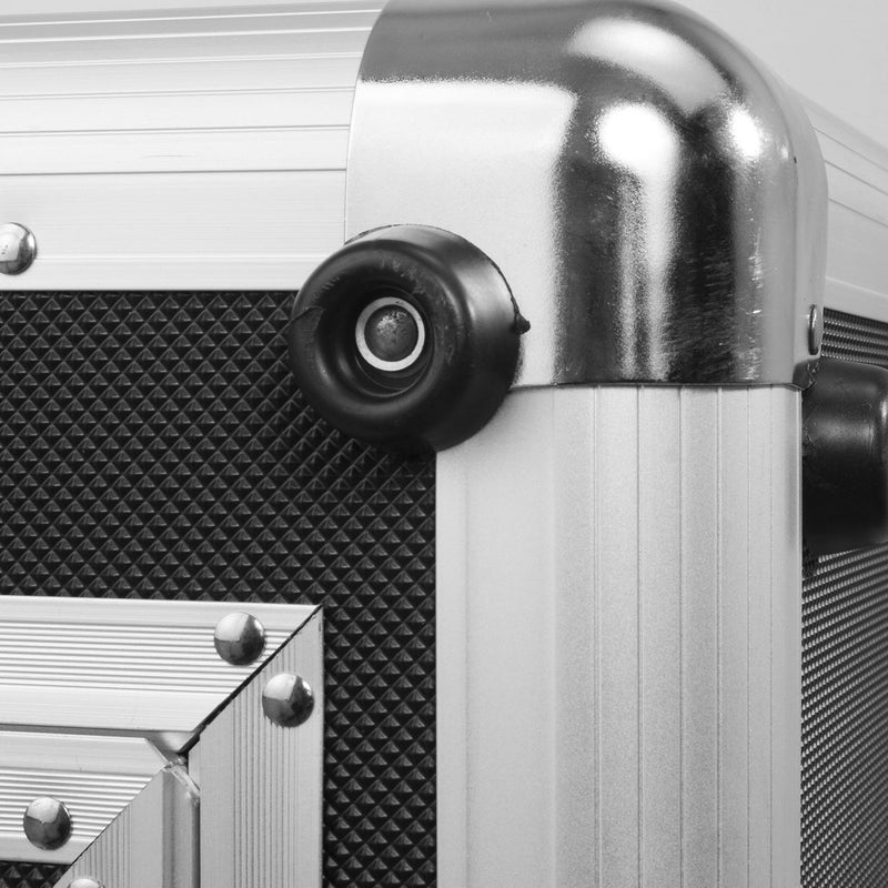 UDG U93018SL Ultimate 7" Record Case 200 Silver Flightcase Borsa porta dischi
