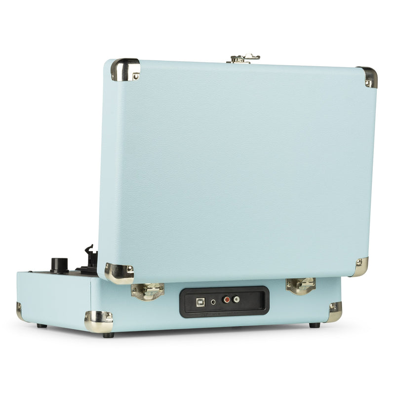 Audizio RP114BL (102.040) Giradischi valigetta altoparlanti 10W RMS e USB, Blue