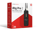 IK Multimedia iRig PRE 2 PreAmp Microf. tascabile x iOS Android fotocamere DSLR - GlobalNet Shop