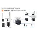 JBL EON ONE MKII Sist. Colonna Batt.120W+ BT + Mixer5C+SENNHEISER EW-DP 835 R1-6 - GlobalNet Shop