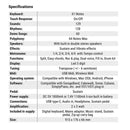 Farfisa FK 610 Tastiera Portatile 61 Touch Sensitive modalità Dual keyboard Nero