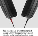 Sennheiser HD600 Cuffia Monitor Dinamica Aperta Professionale cablata Nero