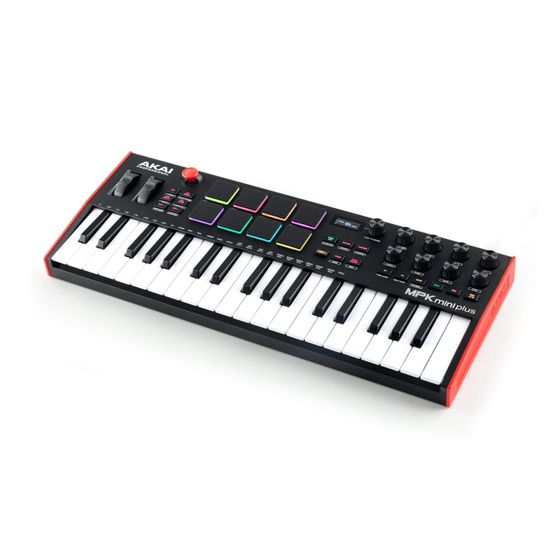 Akai MPK Mini Plus Mini Tastiera Controller a 37 Tasti USB MIDI a 8 Pad