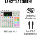 Rode RODECASTER PRO II Controller audio x studio x streamer podcaster Bianco