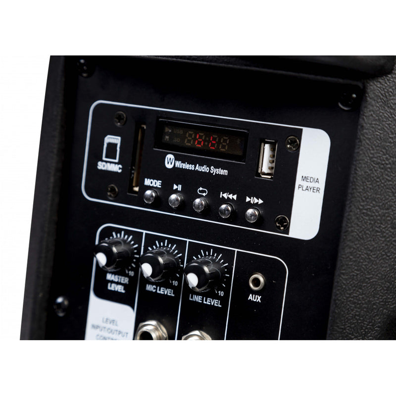 Redline RLTN11GB Giradischi cinghia Bluetooth Nero L + IS FRX10AW Diffusore 100w