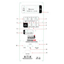 Redline RLTN11GWH Giradischi cinghia Bluetooth Bianco L+IS FRX08AW Diffusore 60w