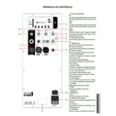 RLINE RLTN11MWLN Giradischi Bluetooth Noce + IS X212AUB Diffusore 800w picco - GlobalNet Shop