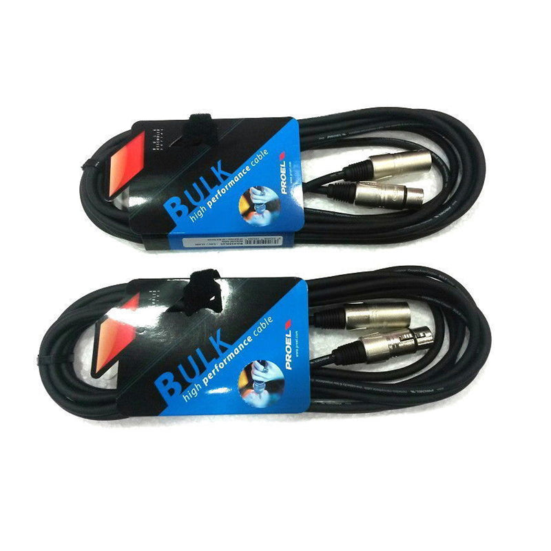 Proel EIKON STUDIO BOX FIVE Kit Cuffia+Mic+Sch. Audio+EK8NF Casse+MQ6 Mixer+Cavi