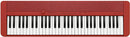 Casio CT-S1 RD Casiotone Tastiera digitale dinamica 61 Tasti porta USB, Rosso