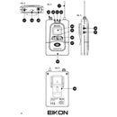 Proel EIKON RM3000EK Sistema In-ear Monitor stereo professionale x cantanti Nero