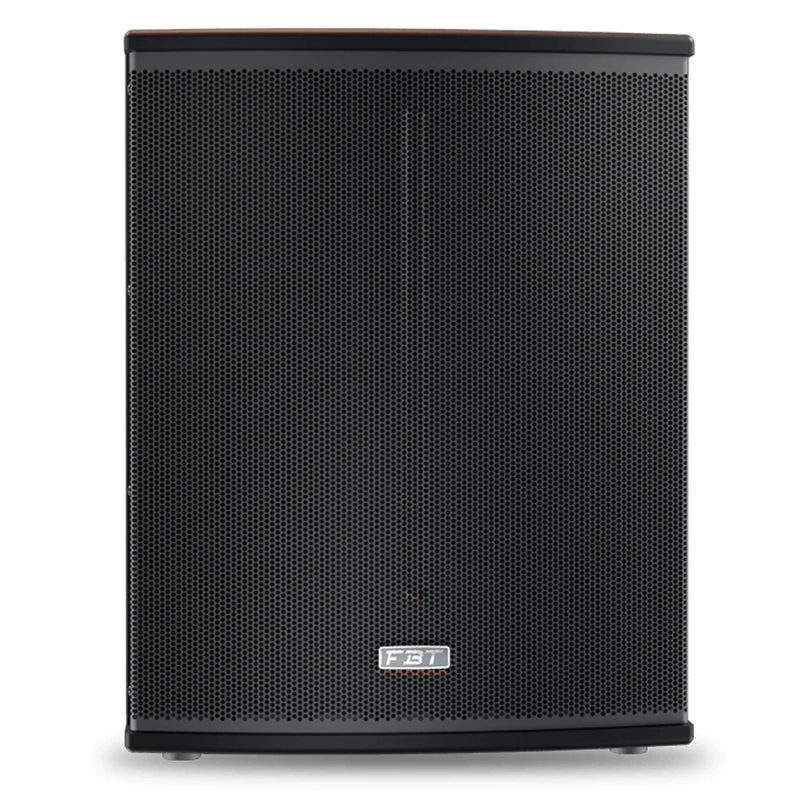 FBT X-SUB 118SA Subwoofer Attivo 18p da 1200W con DSP a 4 preset 136dB SPL, Nero