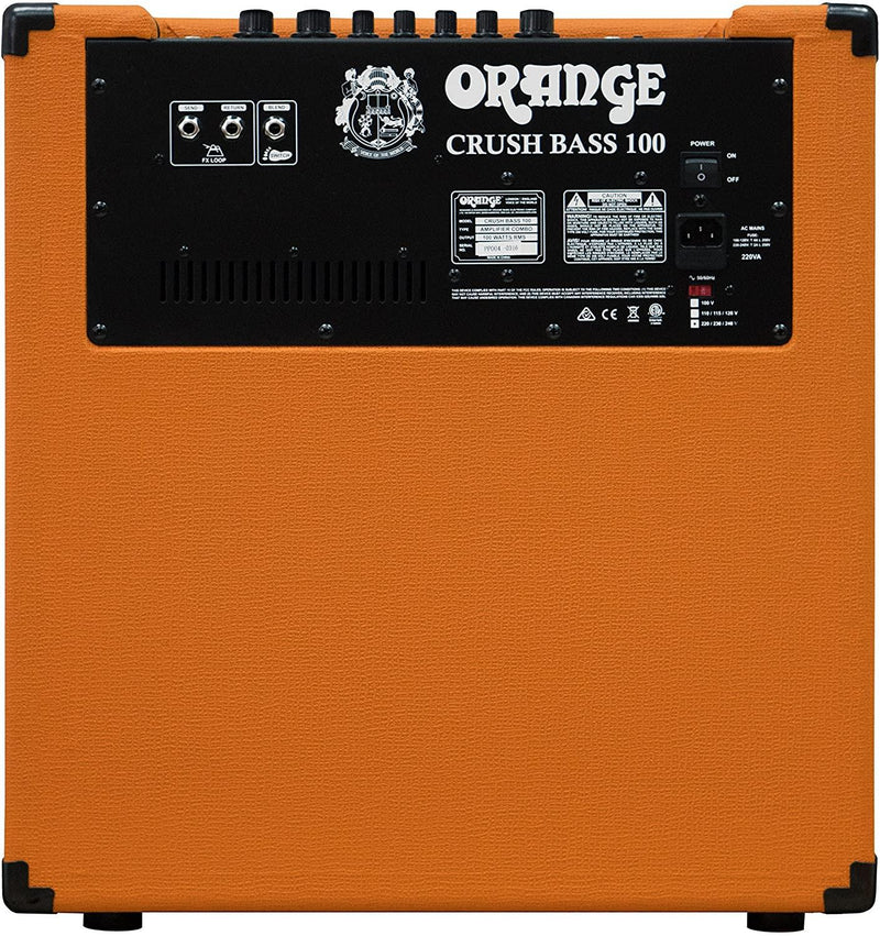 Orange Crush Bass 100 Amplificatore Combo per Basso da 15" e 100w, Arancione