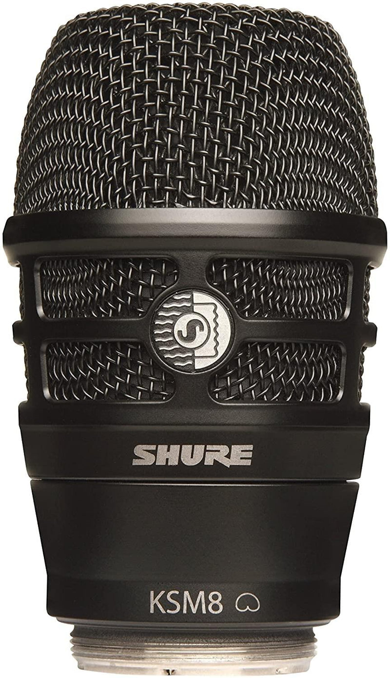 Shure KSM8/B Microfono professionale Dinamico a doppio diaframma x Voce, Nero