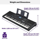 Yamaha PSR-EW425 Tastiera Digitale Professionale Portatile a 76 Tasti, Nero