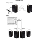 Italian Stage IS SPX12AUB Cassa Attiva 400w 12" + Multimedia player telecomando