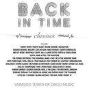 VARIOUS ARTISTS - BACK IN TIME CLASSICS (4CD Unmixed)