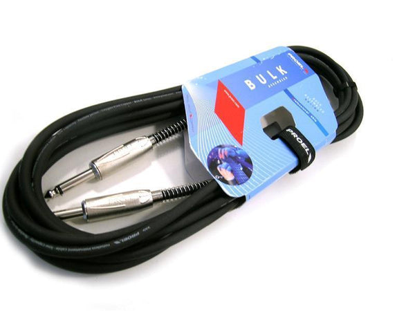 Proel BULK100LU5 Cavo Jack Mono 6.3 mm a jack Mono 6.3 mm 5mt.