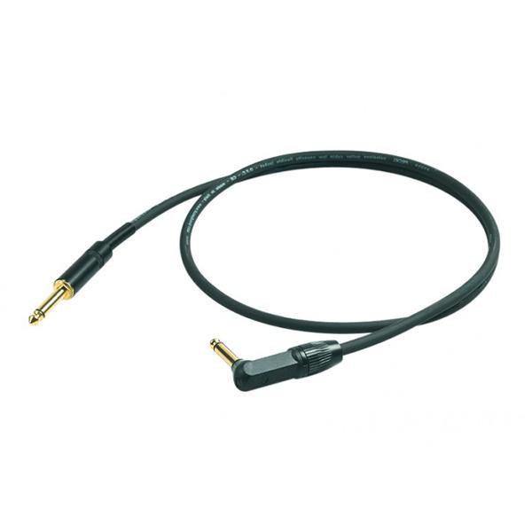 Proel CHL120LU3 Cavo Jack Mono 6.3 a Jack Mono 6.3 Angolo 3mt