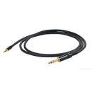 Proel CHLP185LU15 Cavo audio mini jack Stereo 3.5 mm a jack Stereo 6.3 mm, 1,5mt