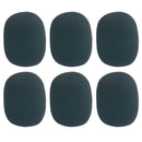 Proel WS6BK Set di numero 6 coperture universali in spugna nero per microfono