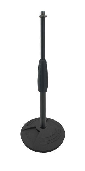 Proel DST130BK Supporto da tavolo x microfono base circolare in ghisa Nero Opaco
