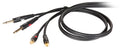 Proel DHG535LU3 Cavo professionale con connettori RCA e Jack 6.3 Mono 3 metri - GlobalNet Shop