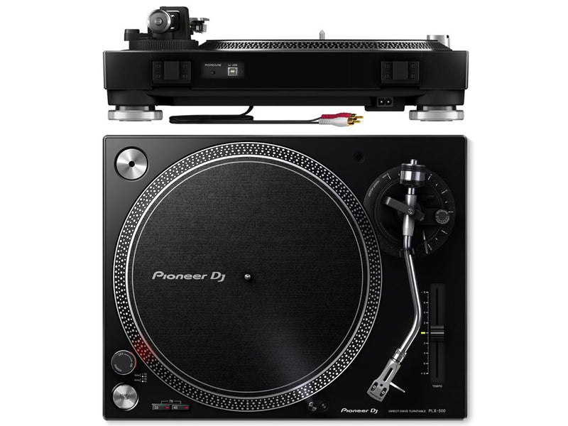 Pioneer Dj PLX-500-K Giradischi Professionale trazione diretta porta USB Nero