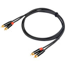 Proel CHLP250LU3 Cavo Stereo 2 x spina RCA a 2 x spina RCA 3mt