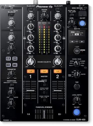 Pioneer Dj DJM-450 Mixer Dj 2 Canali con Fader MAGVEL e Licenza Rekordbox Dj/Dvs