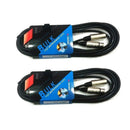 Proel BULK250LU5 Cavo per Microfono Casse cannon xlr M e F set di 2 cavi da 5 mt - GlobalNet Shop