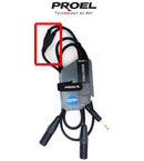 Proel CHLP325LU3 Cavo Y Jack Stereo 6.3 mm a 2 x Cannon XLR 3P Maschio 3m