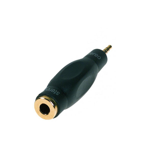 Proel DHPA120 Adattatore in ABS Jack 3.5 mm stereo a presa 6.3 mm stereo