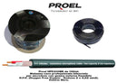 Proel HPC210BK BOBINA 100mt matassa Cavo bilanciato professionale per microfono