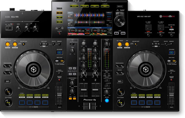 Pioneer Dj XDJ-RR Sistema tutto in uno Controller Dj con 2 Deck per Rekordbox